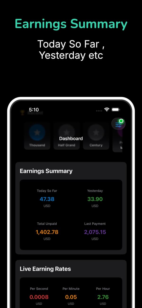AdEarnings Pro App Store screenshot 2