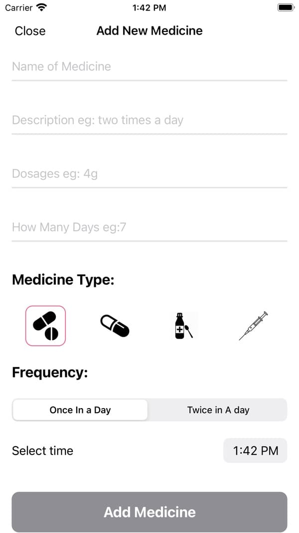 Track Your Pills App Store screenshot 2